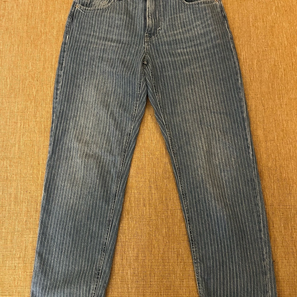 Lucky Brand Striped Blue Jeans for Women
